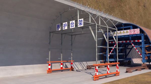 新区隧道施工动画制作公司 - 隧道施工工艺和施工方法 - 隧道施工汇报动画视频 - bim 工程施工动画